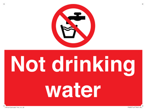 not drinking water